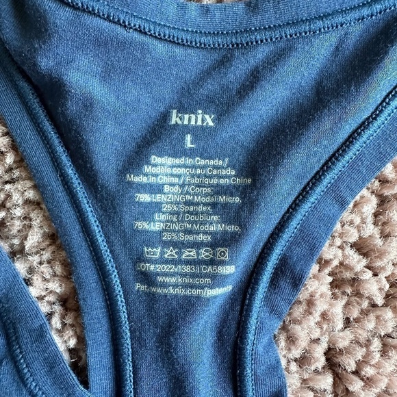 Knix Blue Sports Bra - Picture 3 of 9